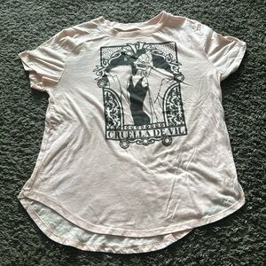 Pink kids, large Disney shirt